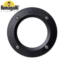 Φωτιστικό Χωνευτό Στρογγυλό με Λάμπα LED 3W 230V 350lm Ρητίνης Μαύρο IP66 Fumagalli Leti 100